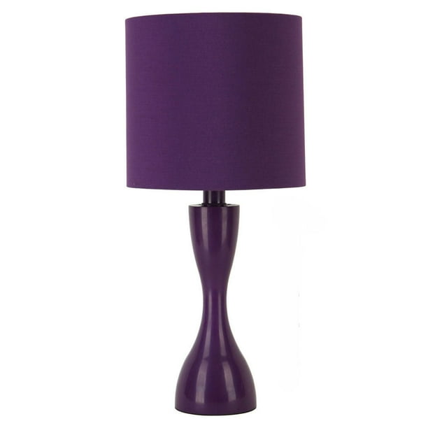 Lampe de table violet