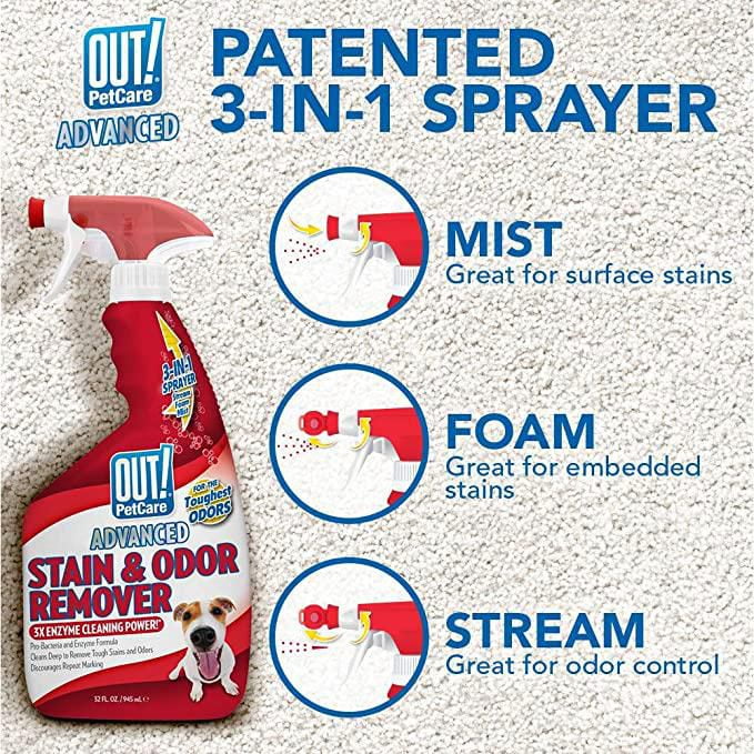 Out advanced severe hotsell stain and odor remover