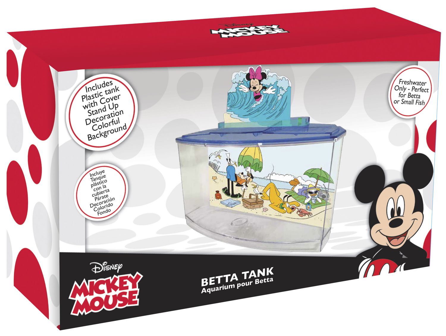 Penn Plax Classic Disney Fish and Betta Tank Kit, .7 Gallon 