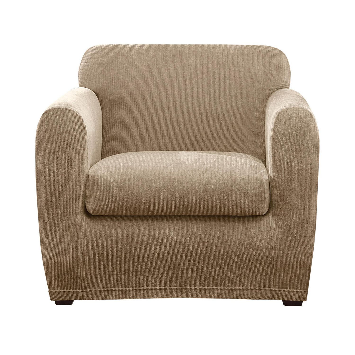 Sure Fit Stretch Chenille Armchair Slipcover Walmart Canada   6000199174510 