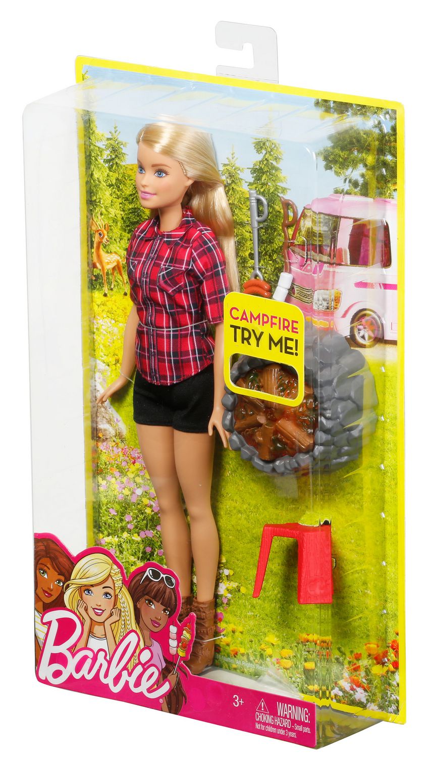 Barbie sis store campfire doll