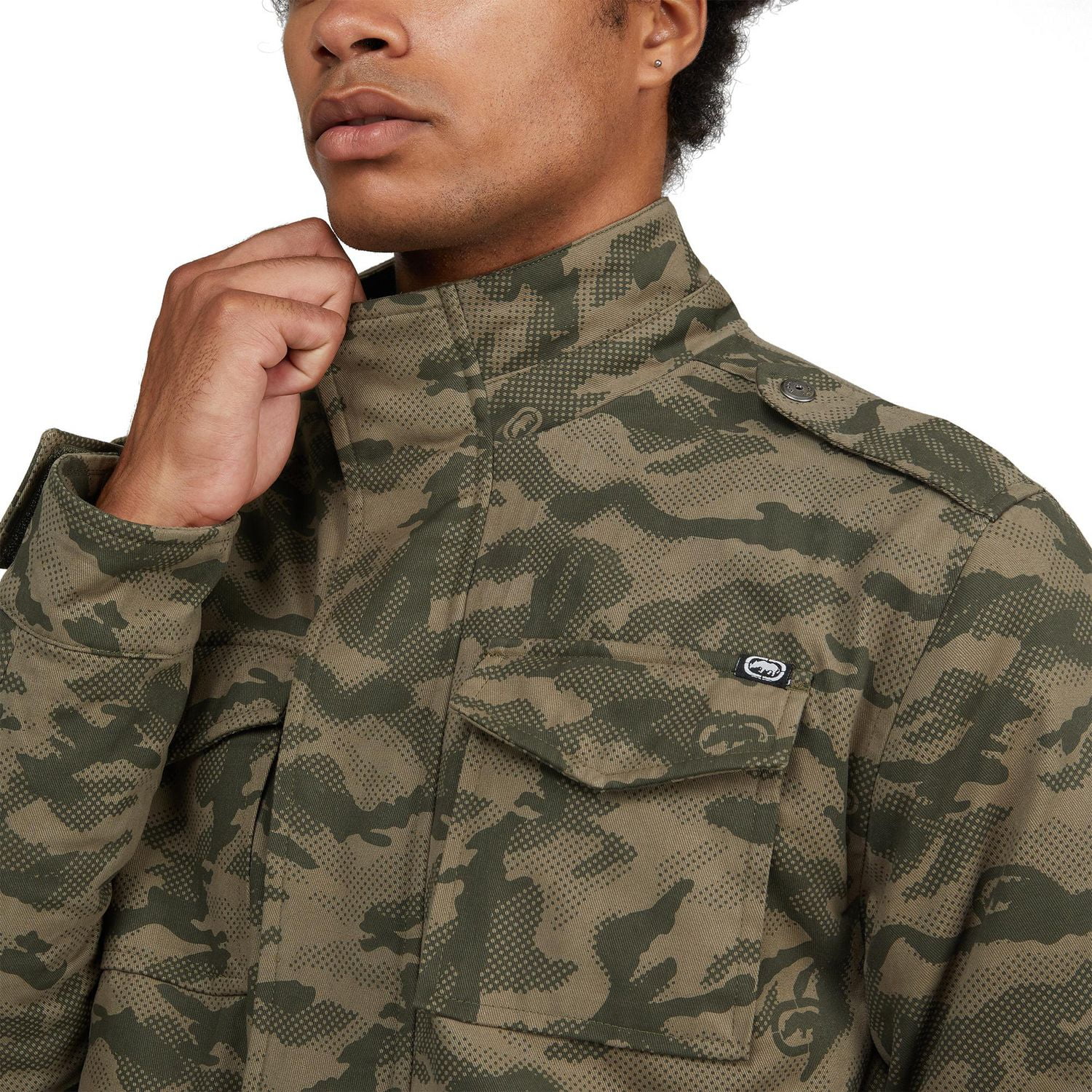 Veste de combat utilitaire doublée en sherpa Ecko pour hommes