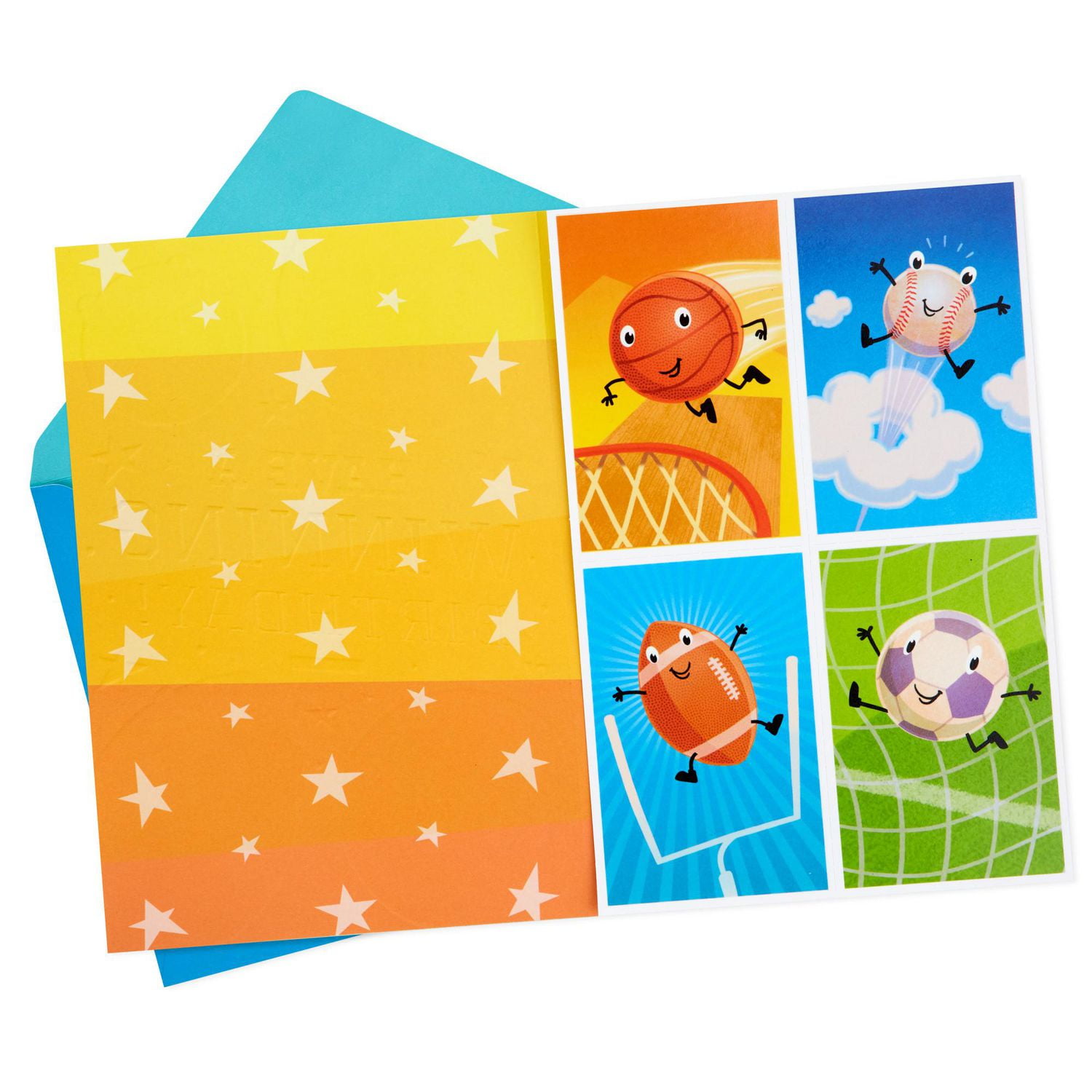 Hallmark Birthday Card for Kids with Joke Cards, Sports 