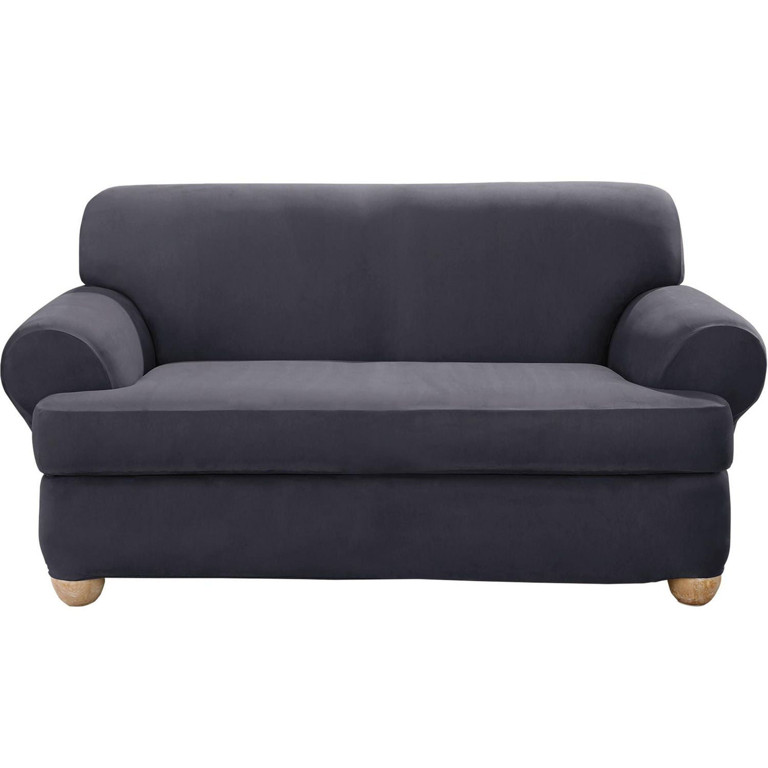 Sure Fit Stretch Suede Loveseat Slipcover Walmart Canada