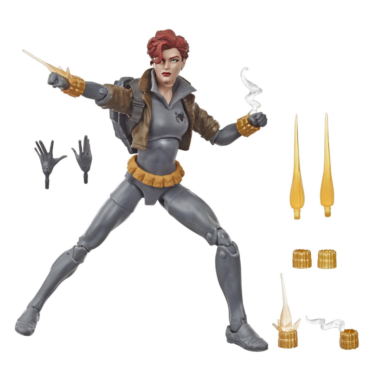 Ages 4 And Up Marvel Hasbro Legends Series Walmart Exclusive 15-cm Collectible Black Widow Action Figure Toy Premium Design Accessories