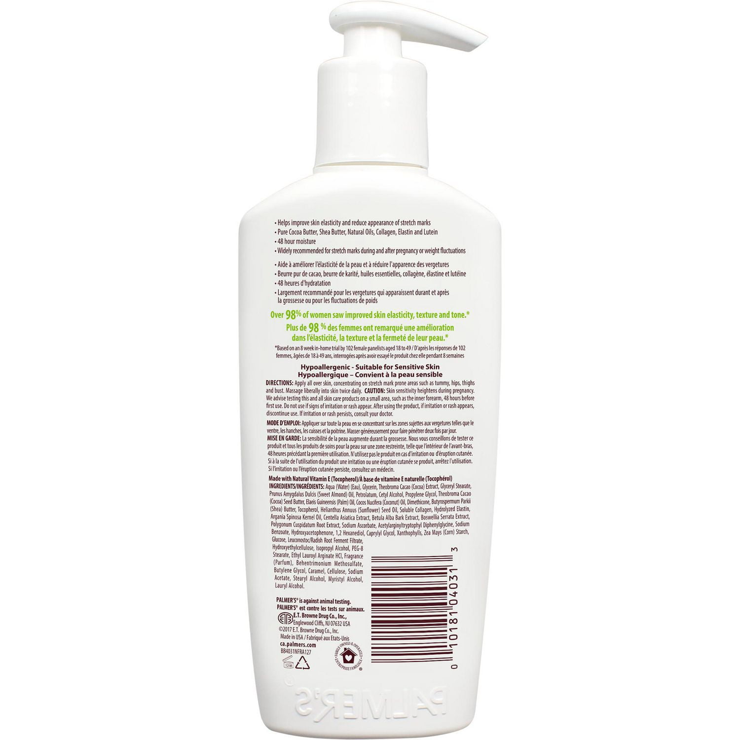 Palmer's® Cocoa Butter Formula® Cocoa Butter Massage Lotion for Stretch  Marks and Pregnancy Skin Care. Helps visibly improve skin elasticity and  reduce the appearance of stretch marks, 250 ml, 250 ml 