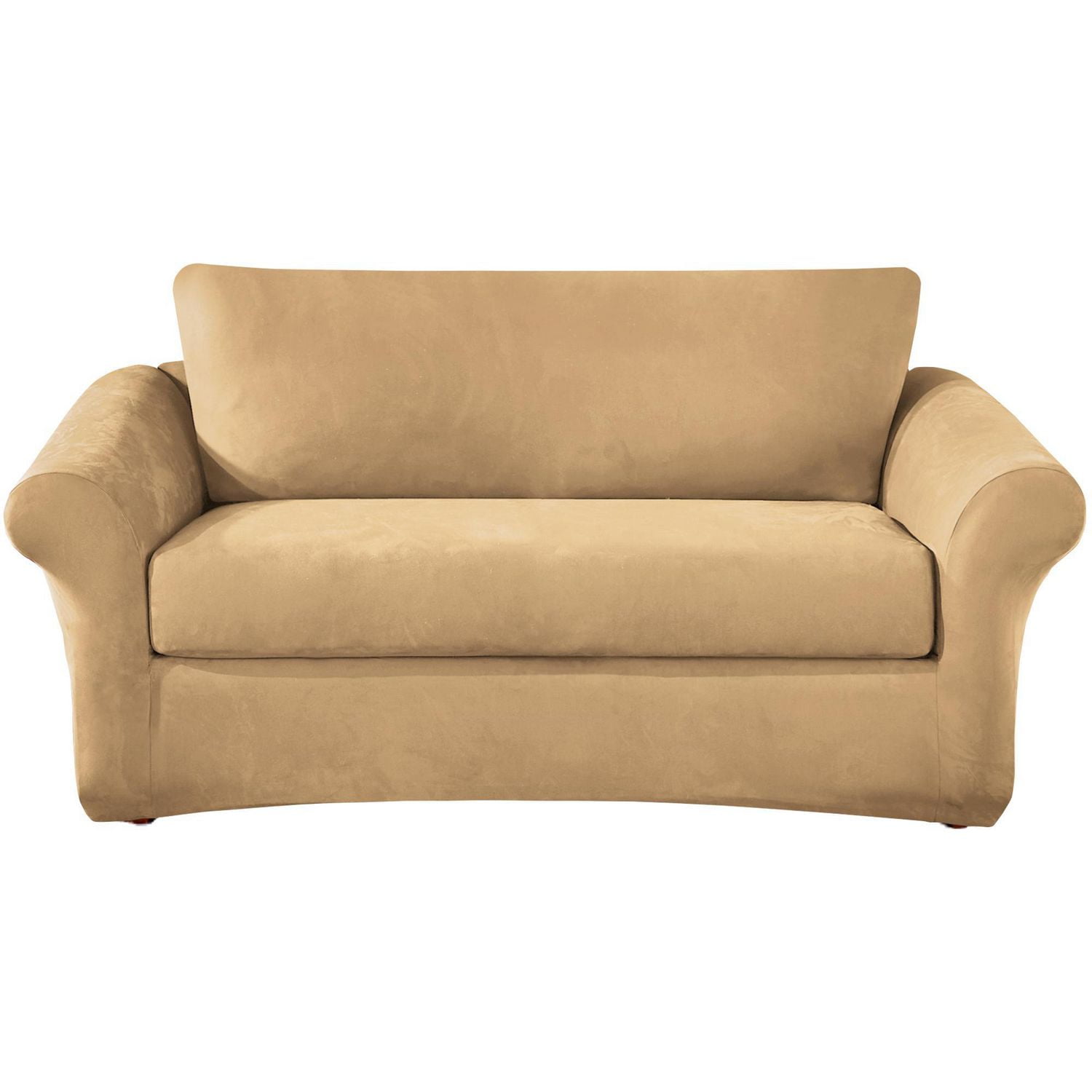 Sure Fit Stretch Suede Loveseat Slipcover Walmart Canada