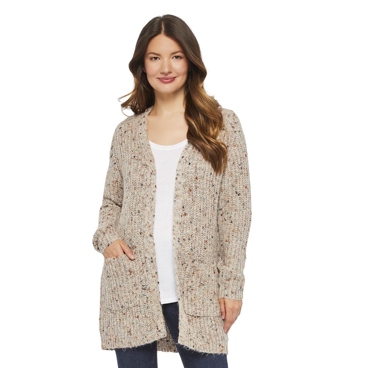 George Womens Longline Hairy Cardigan Walmart Canada 