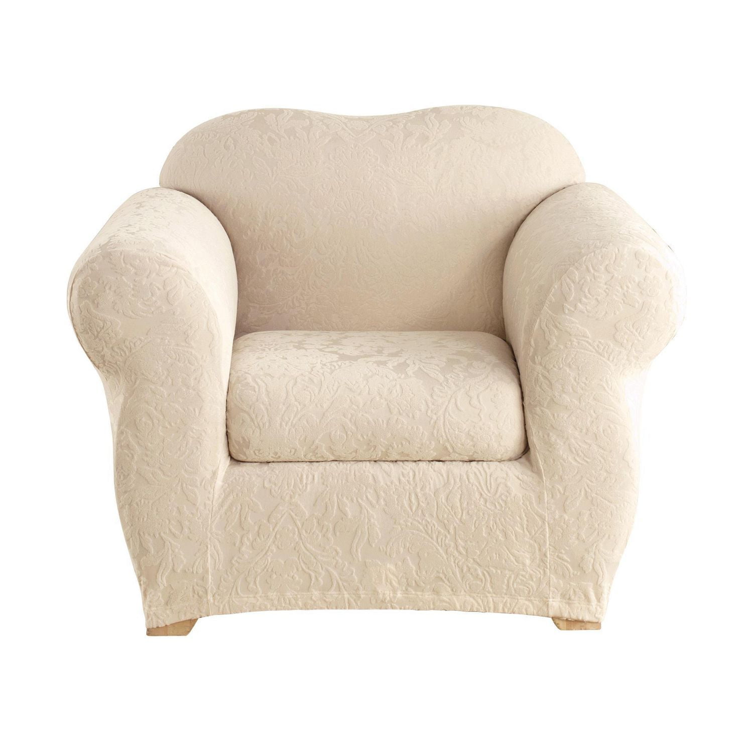 Sure Fit Jacquard Damask Stretch Armchair Slipcover Walmart Canada