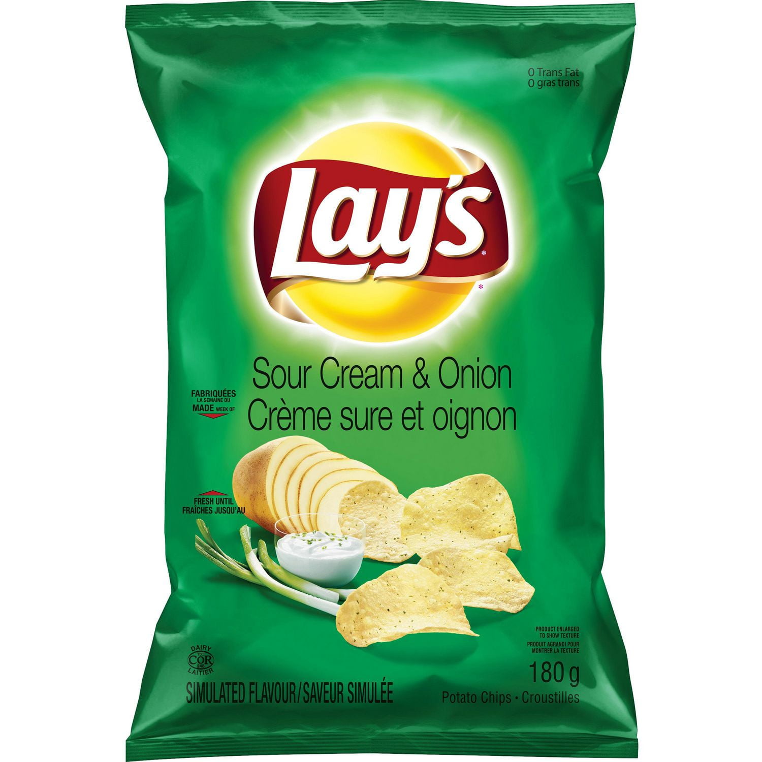 Lay's Sour Cream & Onion Potato Chips | Walmart Canada