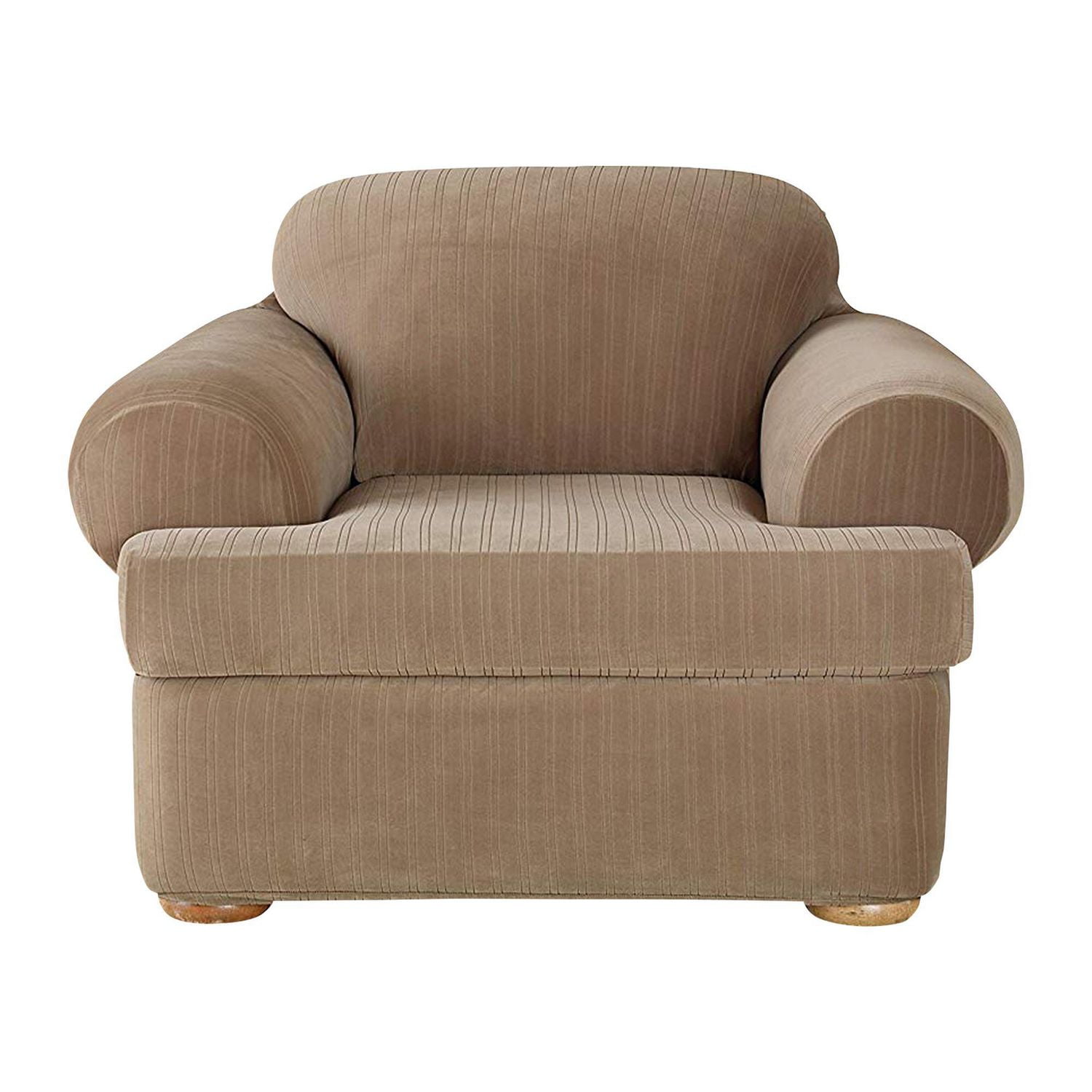 Sure Fit Stretch Pinstripe Armchair Slipcover Walmart Canada