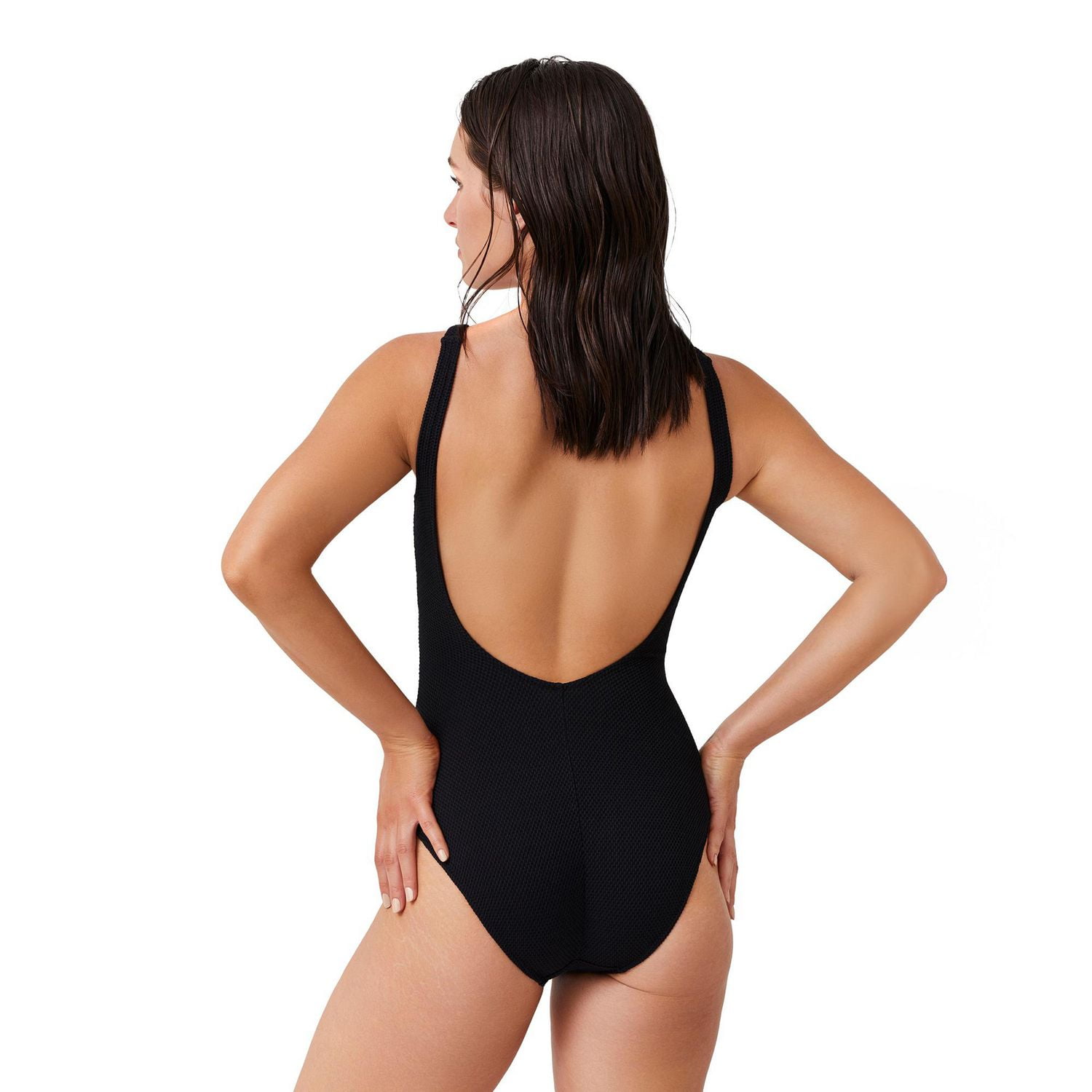 Captiva Women's Classic Square Neck One-Piece Swimsuit