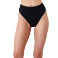 thumbnail image 1 of Captiva Women's High-Waisted Textured Bikini Swim Bottoms, 1 of 4