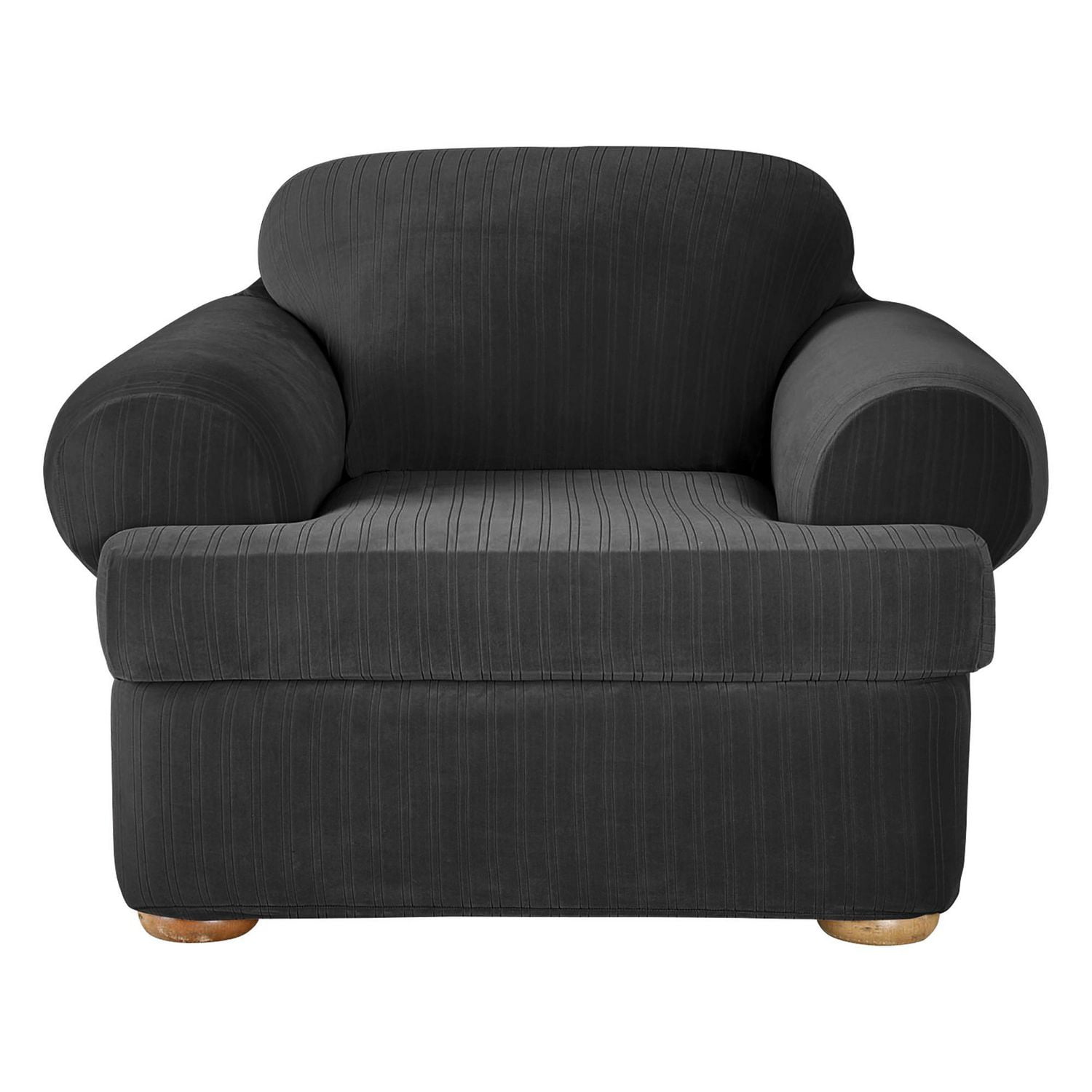 Sure Fit Stretch Pinstripe Armchair Slipcover Walmart Canada