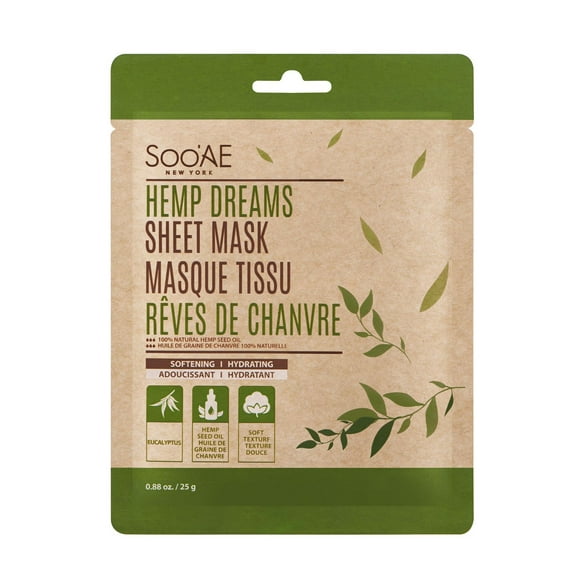 Soo'Ae Masque Tissu Rêves de Chanvre