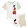 thumbnail image 1 of Disney Toddler Boys' Mickey Mouse Short 2-Piece Set, 1 of 1