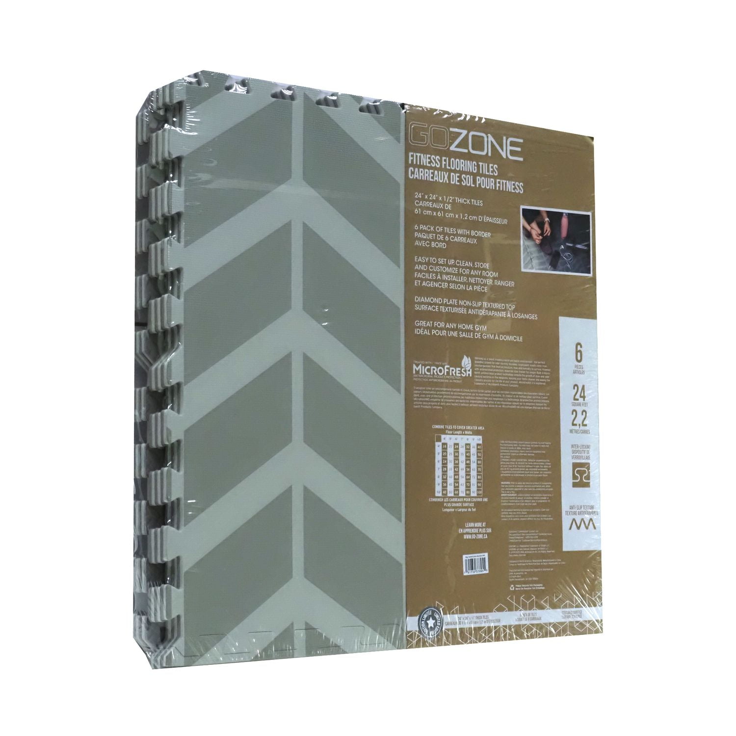 Gozone fitness best sale flooring tiles