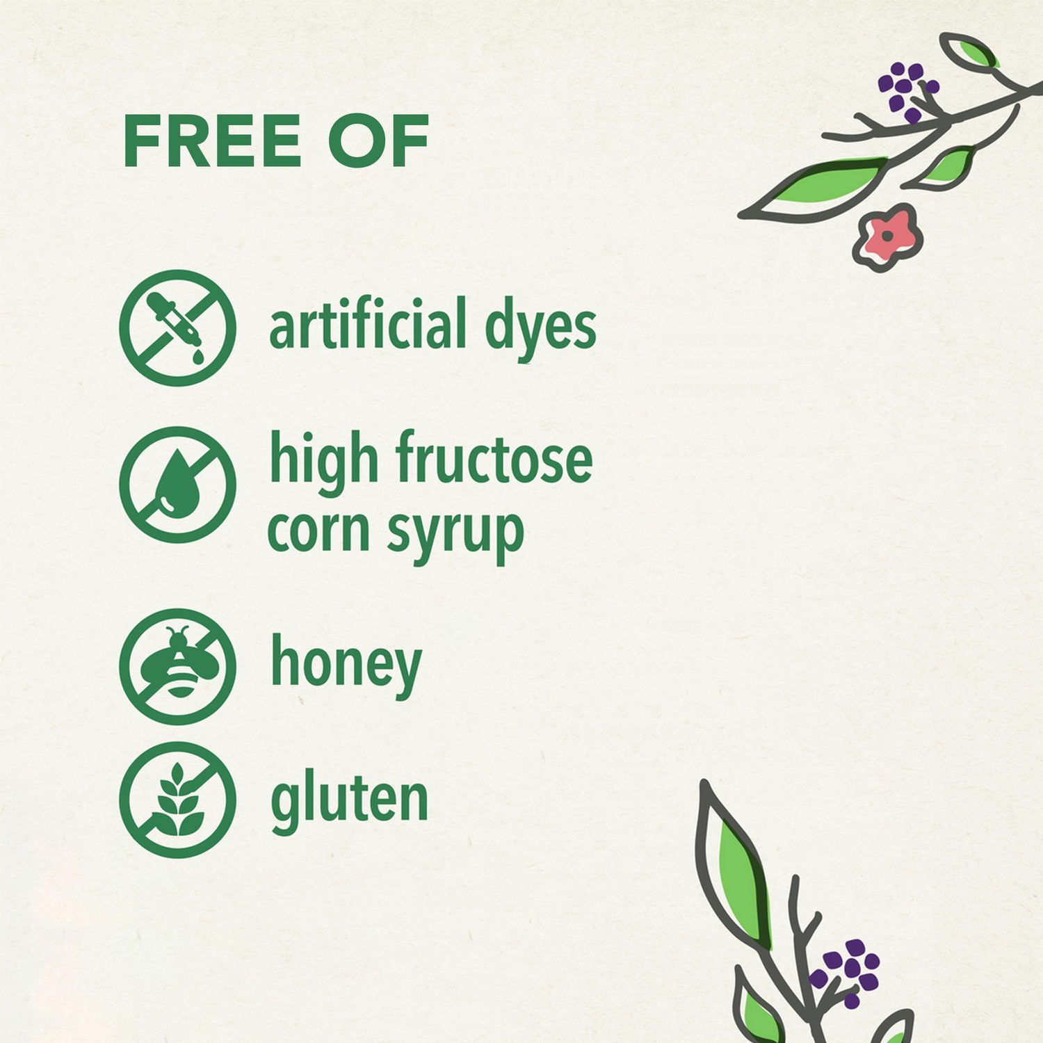 Vicks Children's BOTANICALS Multi-Symptom, Daytime Syrup, Botanical Blend with Marshmallow Root, Elderberry, & Ivy Leaf, Used in Herbal Medicine to Help Relieve Sore Throat, Relieves Coughs & Chest Congestion, Berry Flavour, For Children Ages 2-13, 118ML