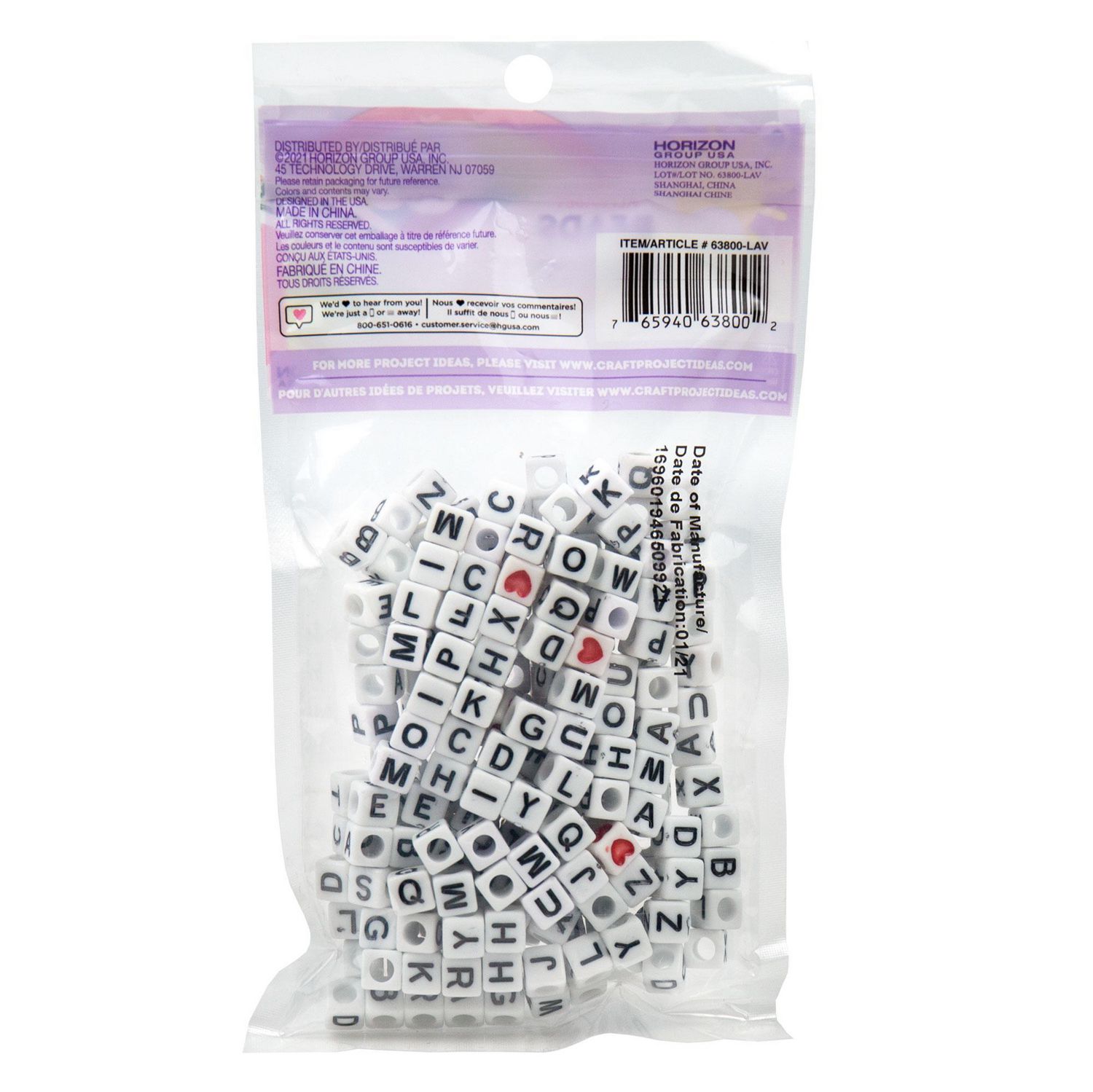 Walmart on sale letter beads