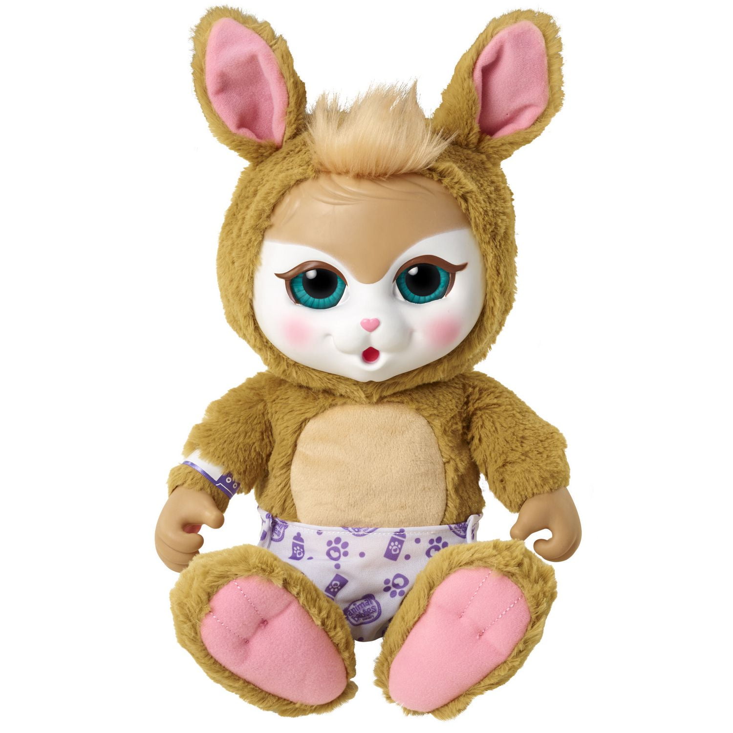Animal Babies Nursery Deluxe Electronic Plush Toy - Baby Kangaroo 