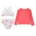 thumbnail image 2 of George Toddler Girls' Swim 3-Piece Set, 2 of 2