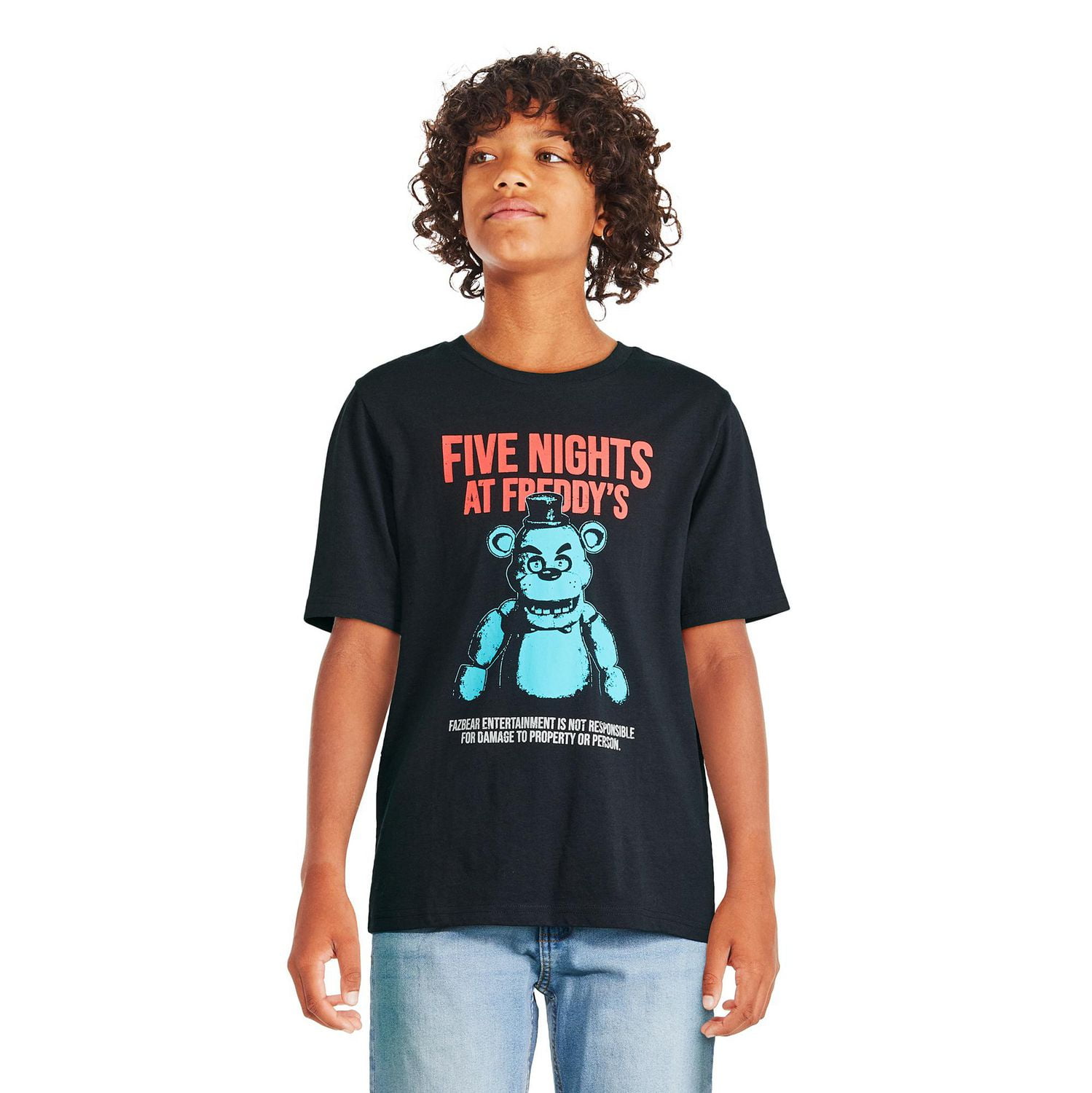 Five Nights at Freddy's Boys' Short Sleeve Tee, Sizes S-XL