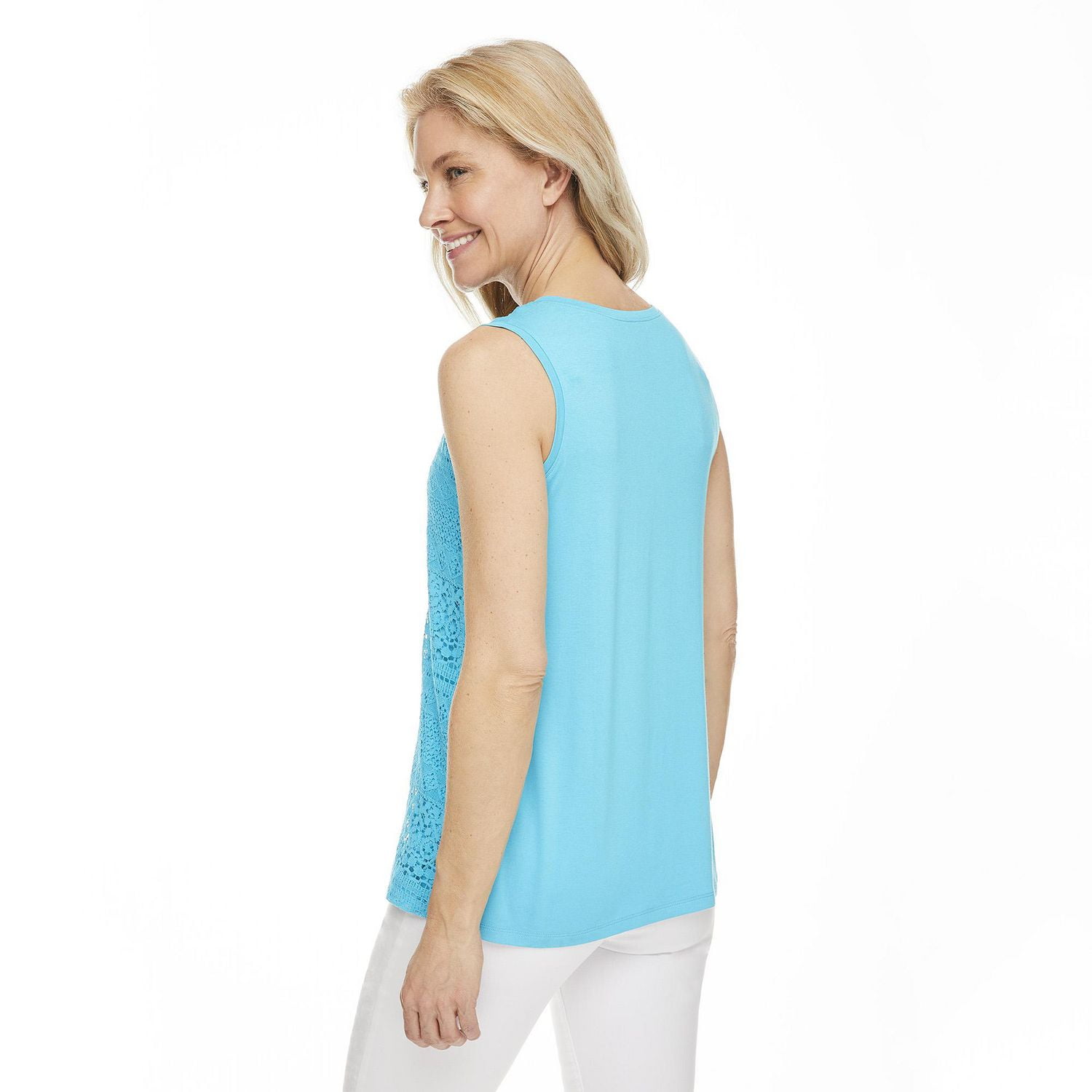 Penmans Women's Sleeveless Crochet Front Tank