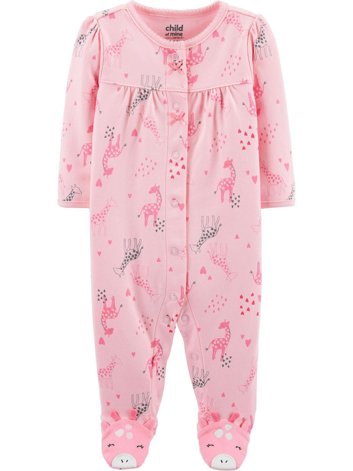 Carters Preemie 2-pk Sleeper Gowns Baby Girl Clothes Pink Bunny