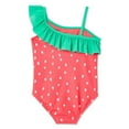 thumbnail image 2 of George Toddler Girls' Two Piece Ruffle Tankini Set, 2 of 2