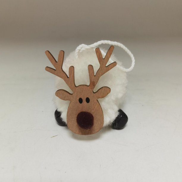 WHITE REINDEER ORNAMENT Walmart.ca