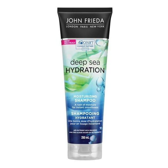John Frieda Deep Sea Hydration Moisturizing Shampoo 250 mL, Moisturizing Shampoo 250 mL