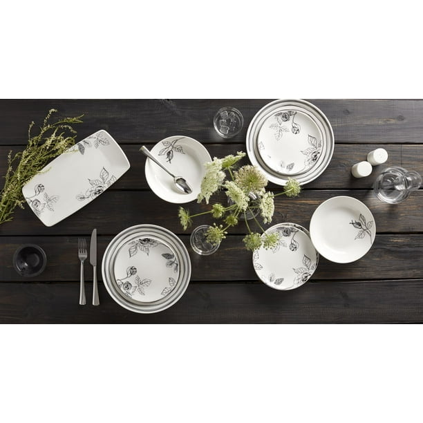 Sketchbook 12 Piece Dinnerware Set – Oneida