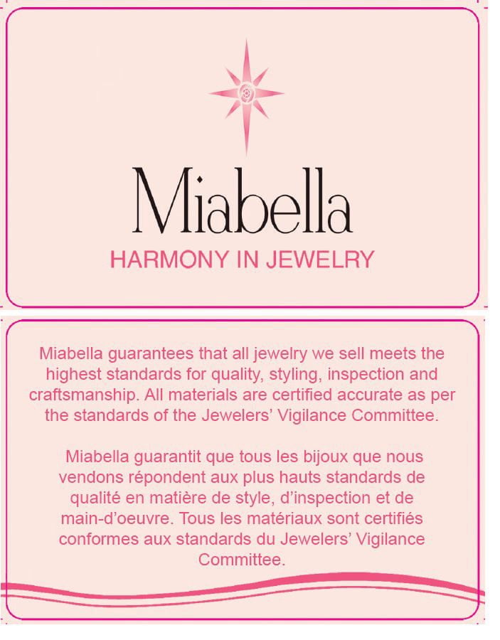 Ensemble de pendentif, boucles d'oreille et bague torsadés Miabella avec topazes blanches 10-1/3 CT PBT en argent sterling plaqué de rhodium rosé