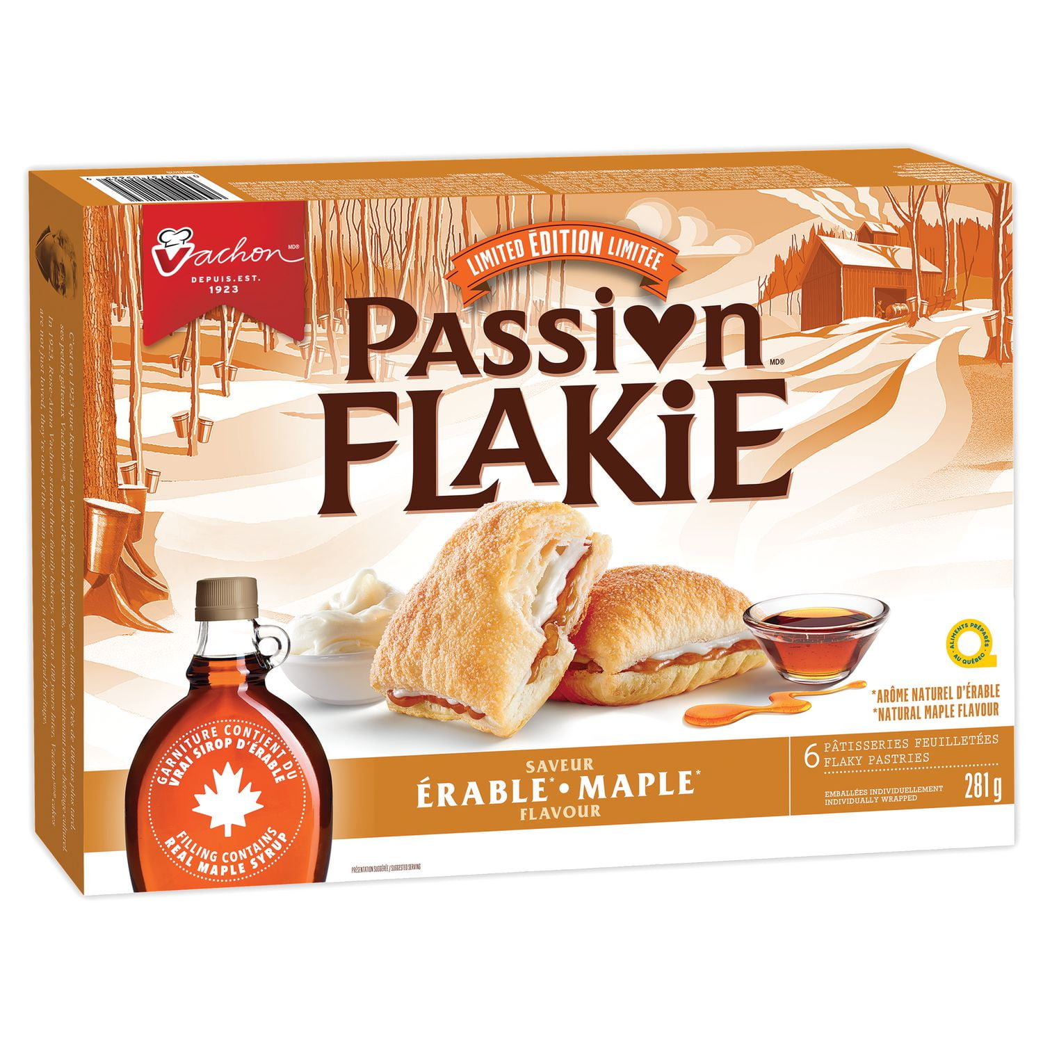 Vachon® Passion  Flakie® Maple Flaky Pastries, 281 g