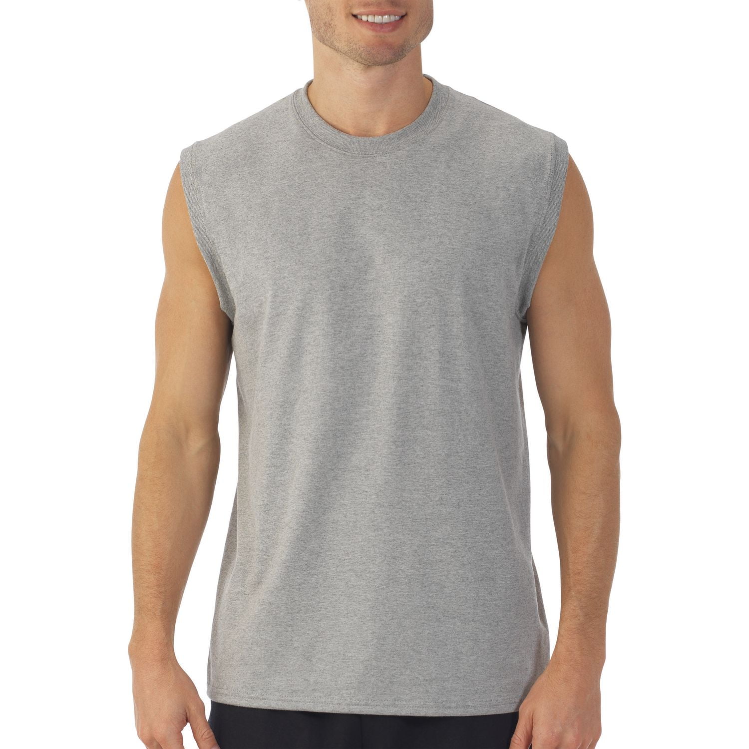 Fruit of the Loom Men's Muscle T-Shirt with Rib Trim