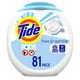 Détergent à lessive Tide PODS Free & Gentle, non parfumé 81 capsules – image 1 sur 8