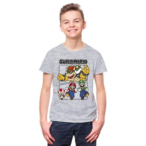 Super Mario Boys Watch Your Back Short Sleeve T-Shirt - Walmart.ca