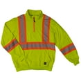 thumbnail image 1 of TOUGH DUCK Men's 1/4 Zip Safety Pullover, 1 of 3