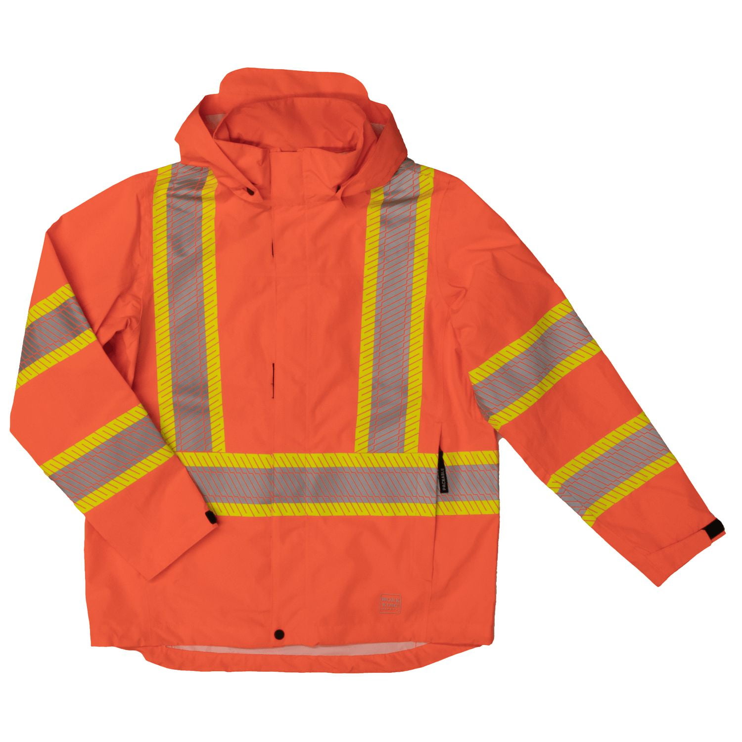 Packable Safety Rain Jacket