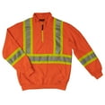 thumbnail image 1 of TOUGH DUCK Men's 1/4 Zip Safety Pullover, 1 of 6