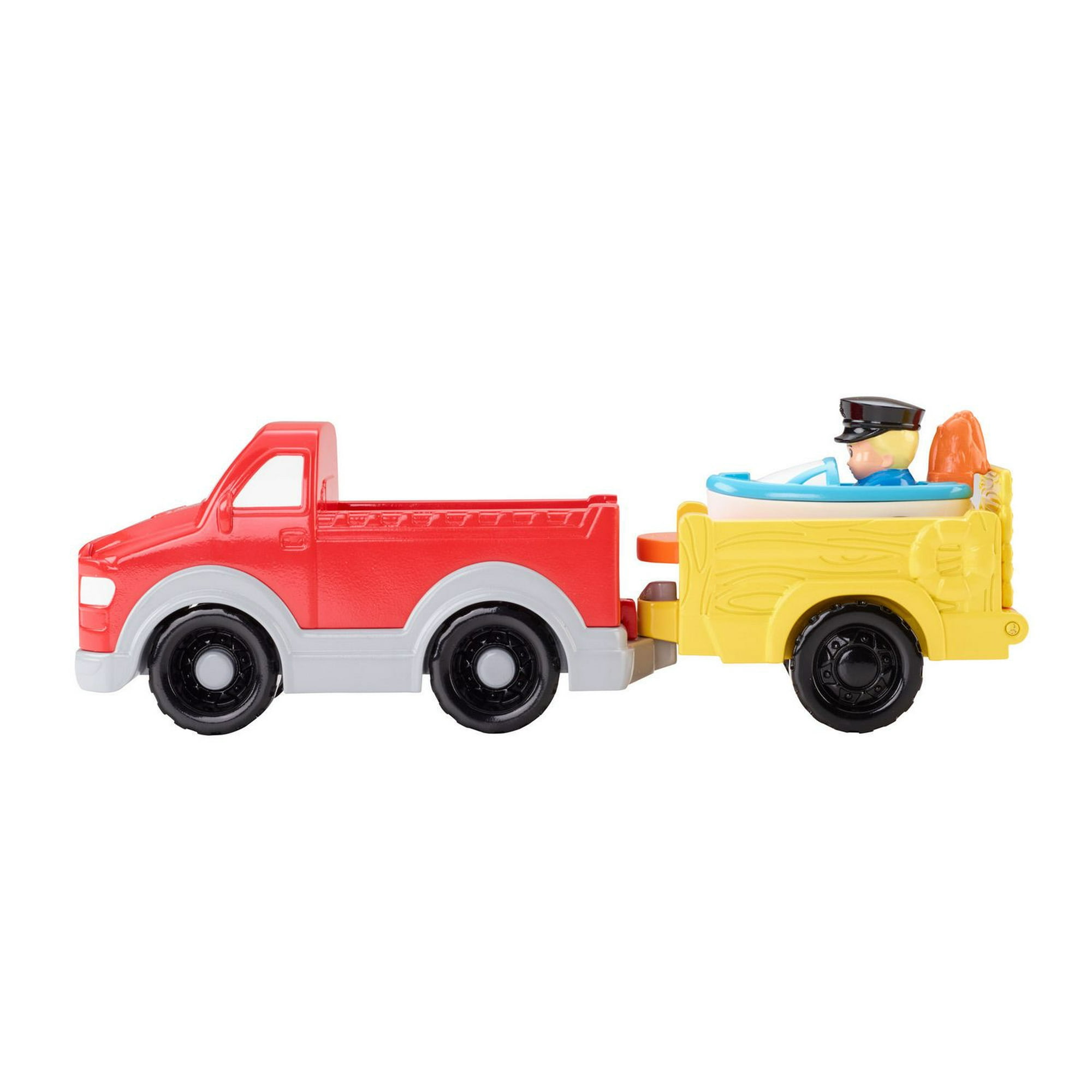 Fisher-Price Little People Wheelies Fishing Boat : : Toys
