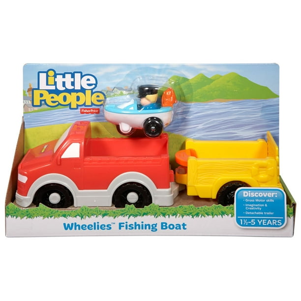 Fisher-Price Little People Wheelies Fishing Boat 