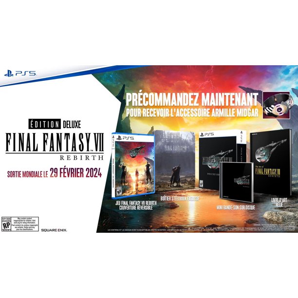 Final Fantasy 7 Rebirth Edition Deluxe : où le trouver