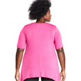 thumbnail image 3 of George Plus Women's Sharkbite Hem Tee, 3 of 6