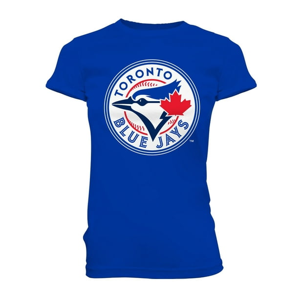 T-Shirt à encolure ronde et à manches courtesde Toronto Blue Jays pour femmes