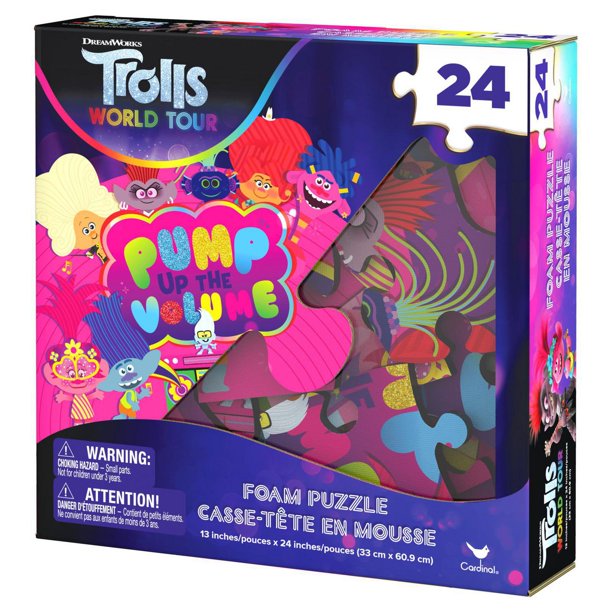 Trolls 2 World Tour Foam Puzzle for Kids Ages 4 and up