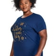 thumbnail image 2 of George Plus Women's Crew Neckline Nightshirt, 2 of 6