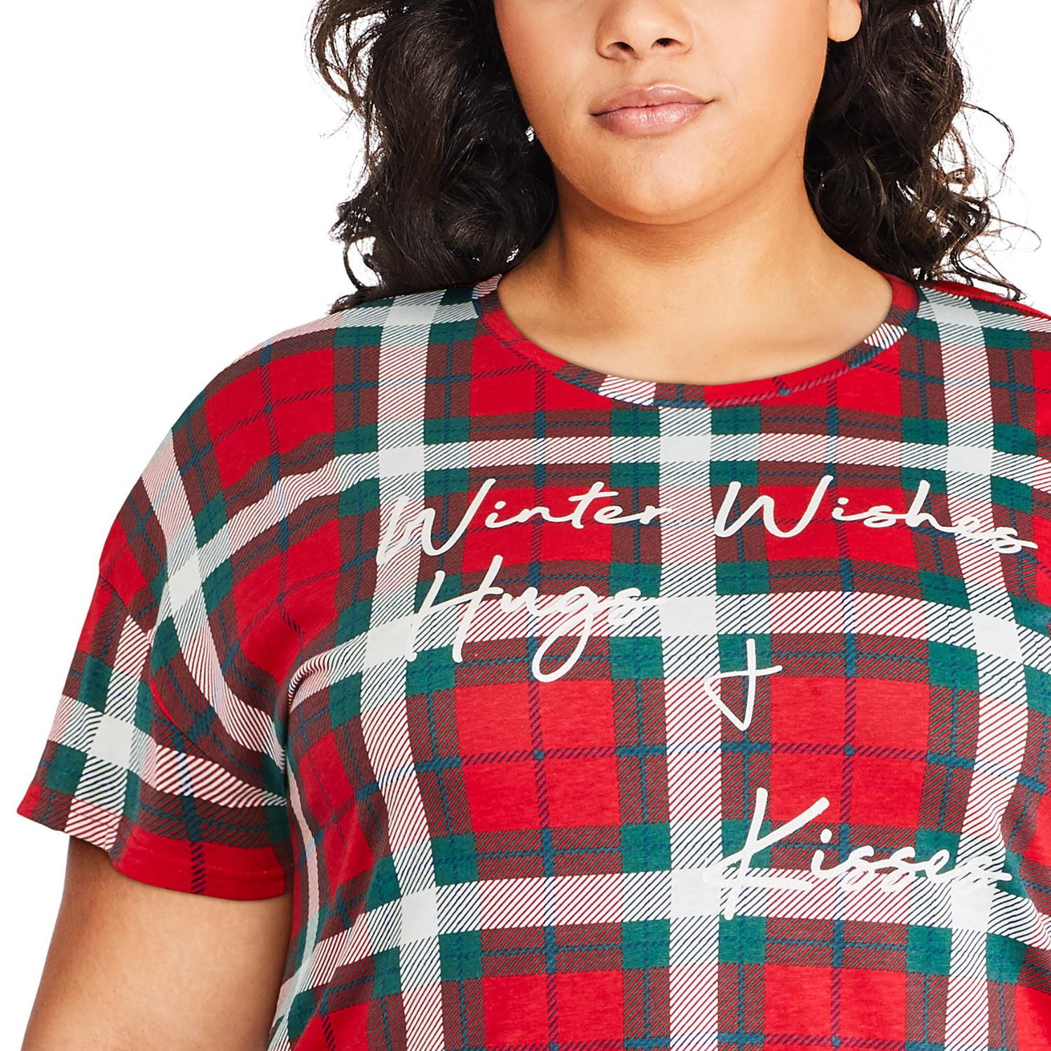 George Plus Women's Crew Neckline Nightshirt