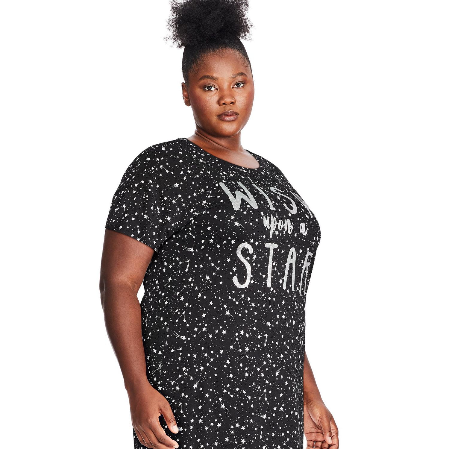 George Plus Women's Crew Neckline Nightshirt