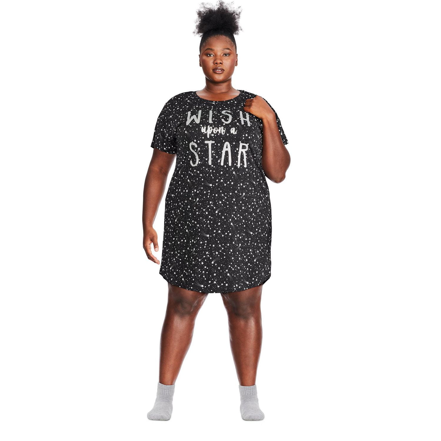 George Plus Women's Crew Neckline Nightshirt